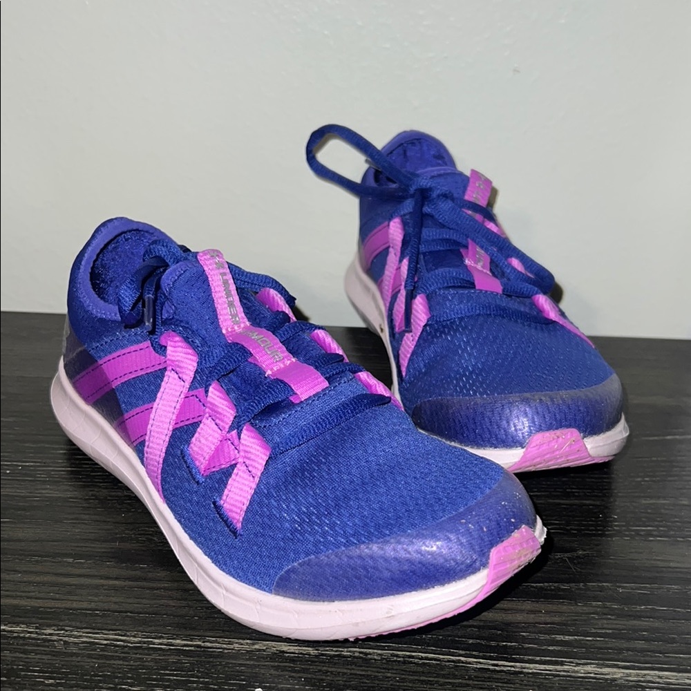 Purple and pink Under Armour training shoes
